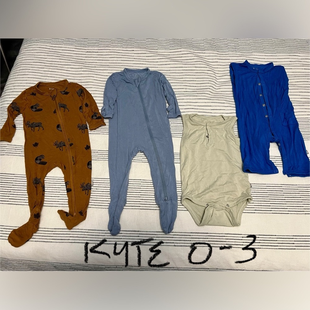 GUC Bundle of (4) Kyte Baby Pieces, Sz 0-3 Mo